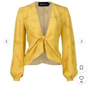 Realisation Par Yellow Floral Top